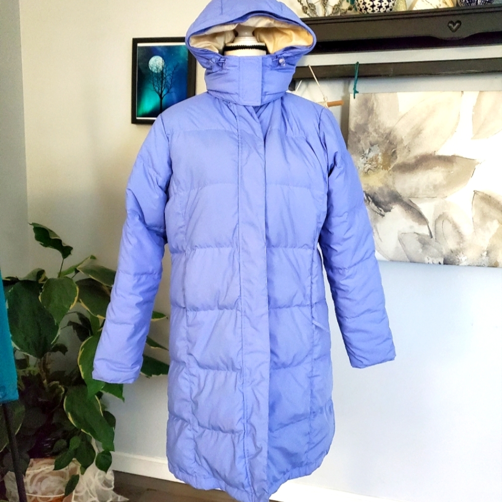 L. L. Bean Goose Down Quilted Parka S Gem